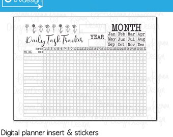 tasks tracker etsy