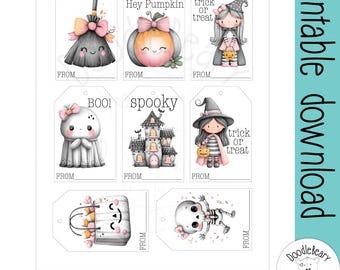 Etichetta di Halloween Whismy 1, download stampabile, etichette vintage, stampabili