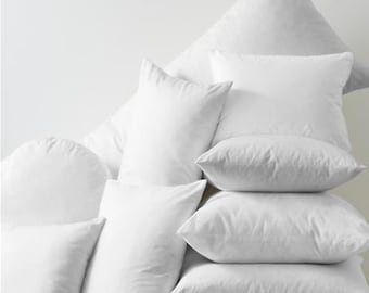 Pillow inserts, Down pillow inserts, Indoor and Outdoor pillow inserts, Pillow inserts sustainable, Pillow insert 16x16, Cotton & Polyester