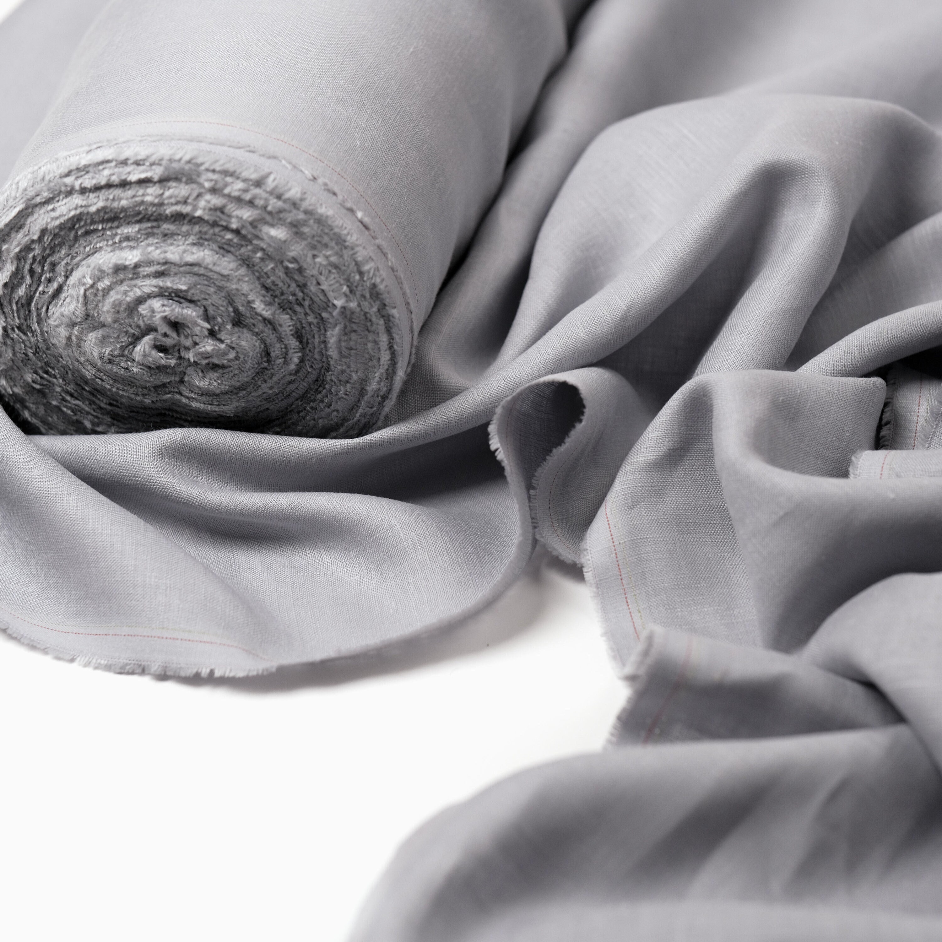 chinese dress ladies Luna Linen Dress in Gray main image 1