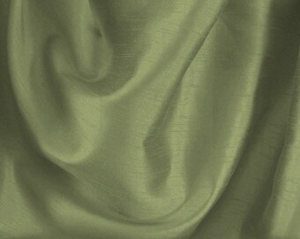 Dark Green silk fabric trending multi purpose silk blend fabric simple plain neutral polyester modern pattern coordinating faux table runner