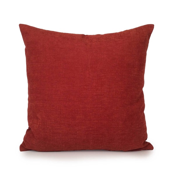 Orange Red Pillow Etsy