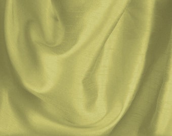 Light Gold silk fabric trending multi purpose silk blend fabric simple plain neutral polyester modern pattern coordinating faux table runner