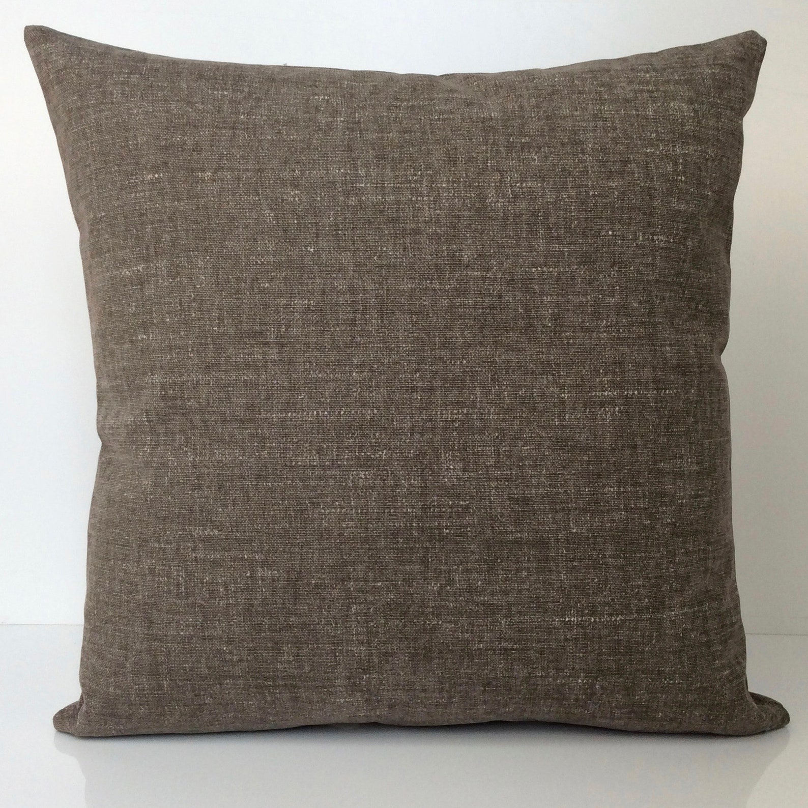 Light BrownTaupe Decorative Throw Pillow Cover Cushion Etsy