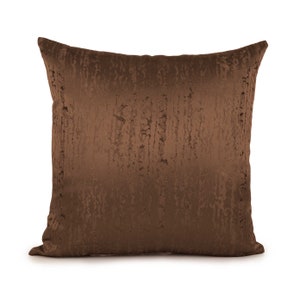 Light chocolate, brown Pillow, Decorative Throw Pillow Cover, Cushion Cover, Accent Pillow, Satin Blend, Geometric pattern,Pillowcase,Modern