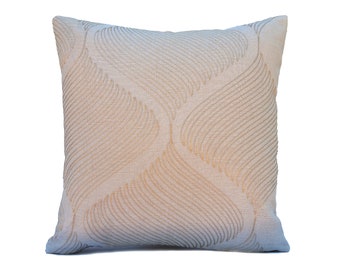 Light Grey Pillow, Throw Pillow Cover, Decorative Pillow Cover, Cushion Cover, Pillowcase, Accent Pillow, Linen Gold Silk Embroidery Pillow