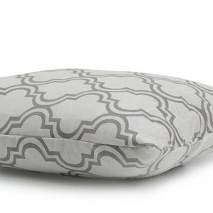 Off White/grey Pillow, Decorative Throw Pillow Cover, Cushion Cover ...