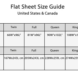 Linen FLAT SHEET | Soft Flax Linen Bedding | Full, Twin, Queen, King ...