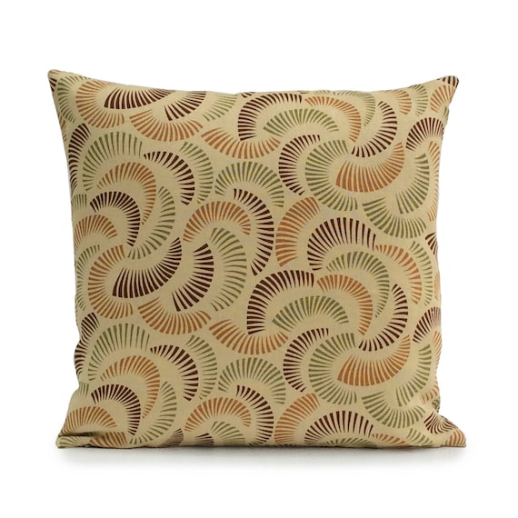 Olive and orange cushion deals