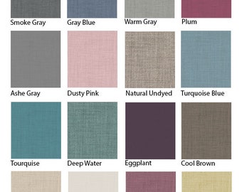 NaturleinenSand Stoff Meterware, 100% Leinenstoffe in tollen Farben, Leinenstoff für Taschen, Schürzen, Bauernflachsstoffe