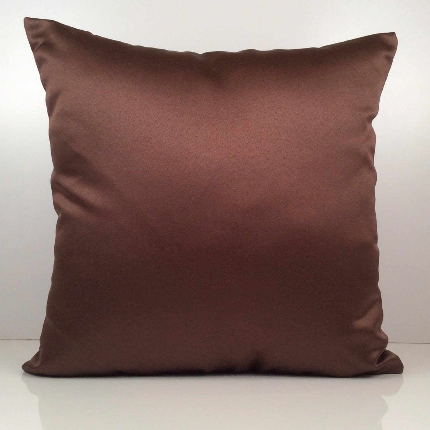 Chocolate Brown Pillow Throw Pillow Cover Decorative Pillow Etsy