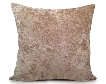 Ivory Pillow, Throw Pillow Cover, Decorative Pillow Cover, Cushion Cover, Accent Pillow, Velour Pillow, Home Decor, Sofa Decor,Indoor pillow