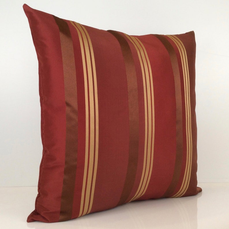 Burgundy and Gold Decorative Throw Pillow Covers Toss Etsy