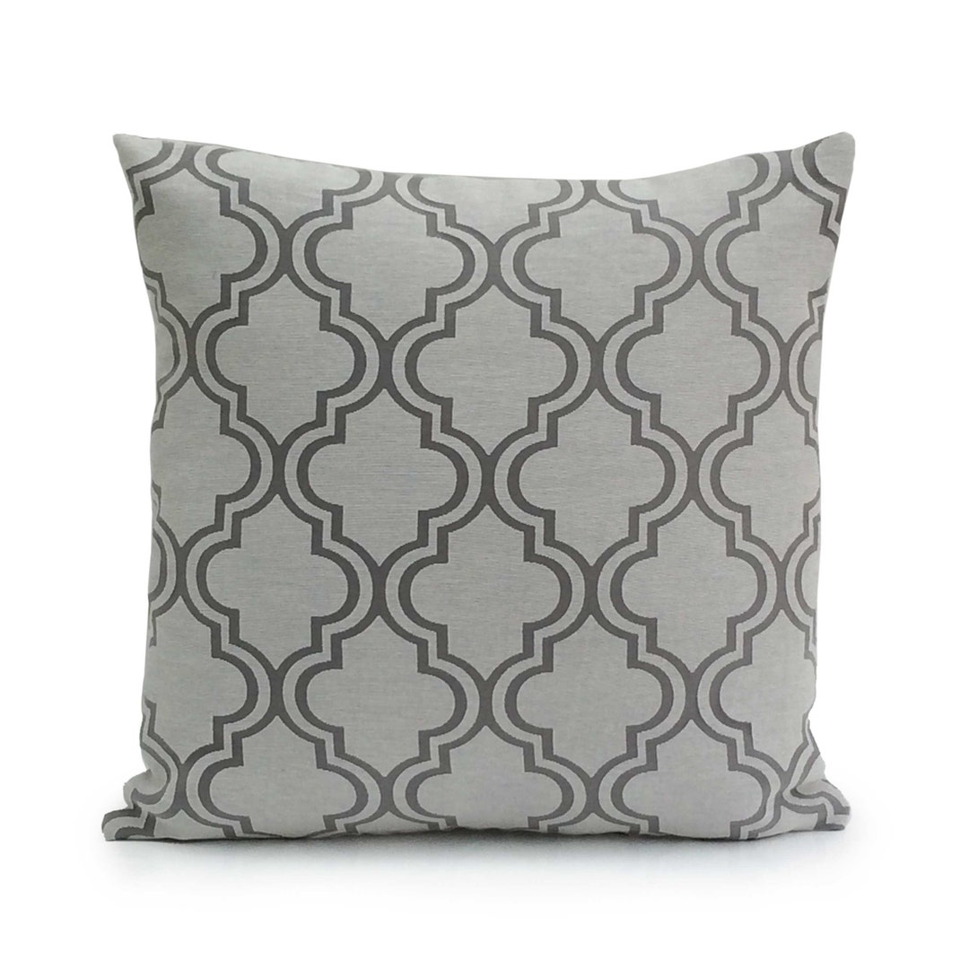 Off White/grey Pillow, Decorative Throw Pillow Cover, Cushion Cover ...