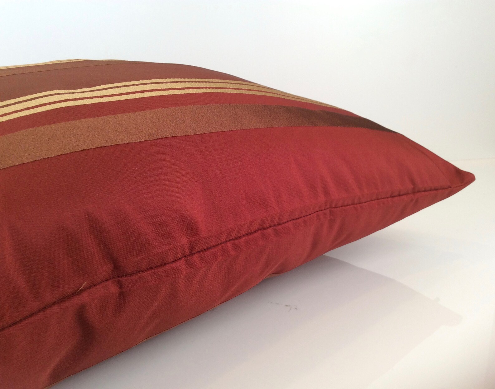 Burgundy and Gold Decorative Throw Pillow Covers Toss Etsy