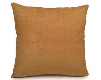 Gold Ochre Pillow, Throw Pillow Cover, Decorative Pillow Cover, Cushion Covers, Accent Pillow, Velour Blend, Silver Sparkled, 16x16 Pillow