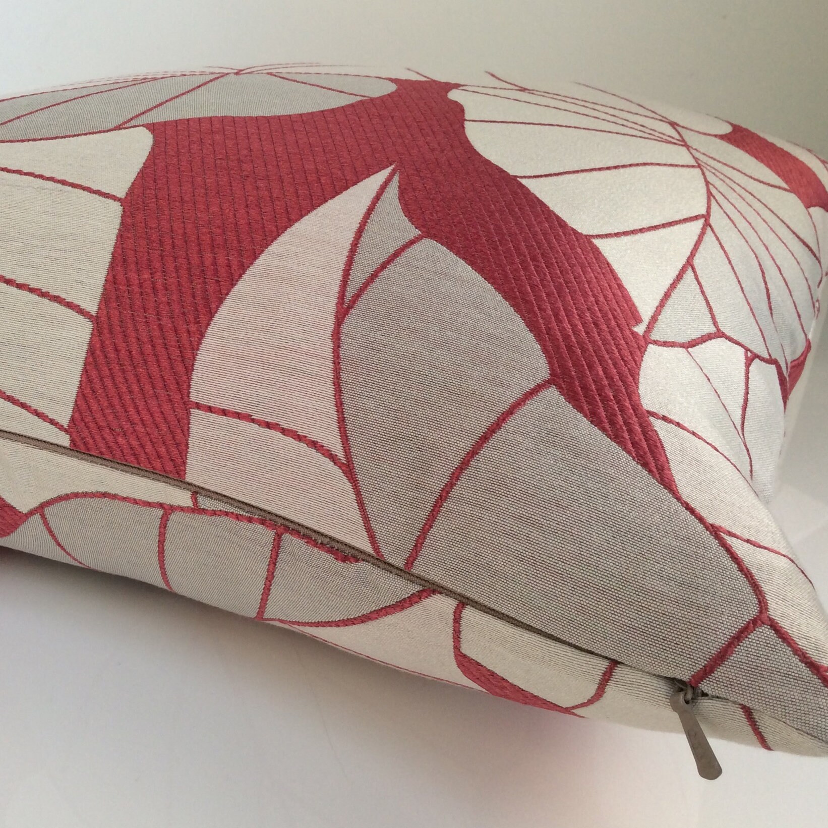 Light Burgundy/tan/ivory Gray Throw Pillow Cover Decorative Etsy