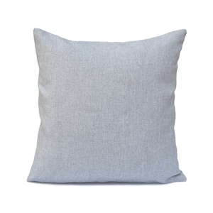 Light grey silver pillow, decorative throw pillow cover, cushion cover, accent pillow, linen blend sparkles pillow, boutique modern pillows