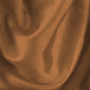 Paprika Orange White Silk fabric, trending multi purpose silk blend fabric, simple plain neutral, polyester modern pattern coordinating faux