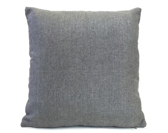 Grey Decorative Throw Pillow Cover, Cushion Cover, Pillowcase, Accent Pillow, Toss Boho Pillow, 16x16 Size, Sparkle farmhouse trendy pillow
