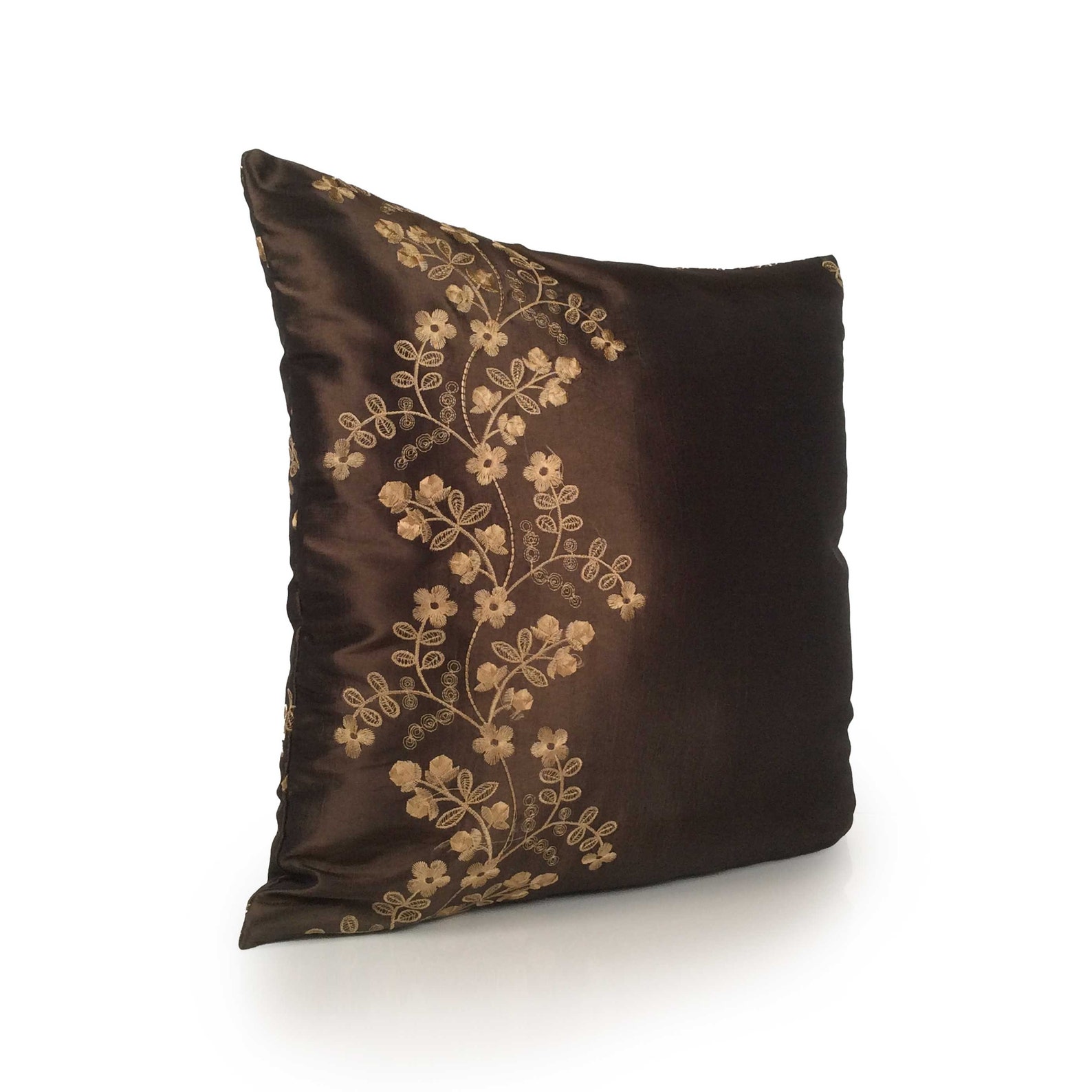 Chocolate Brown Pillow Throw Pillow Cover Decorative Pillow Etsy