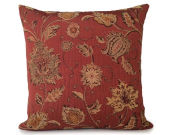 Cinnamon Copper Pillow Cover Couch Decor Decorative Throw Pillow Cover 