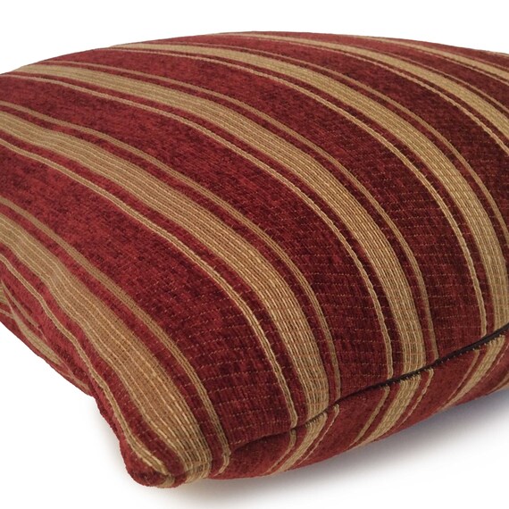 burgundy and tan throw pillows