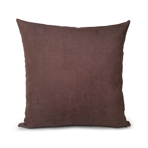 Chocolate Brown decorative throw pillow cover, designer accent cushion covers, modern farmhouse pillows, trendy pillow covers, velvet pillow