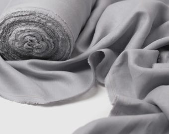 Natürlicher Leinenstoff lose Ware - gewaschener europäischer Flachs 100% Leinen, mittelschwer für Bekleidung, Vorhänge & Dekor