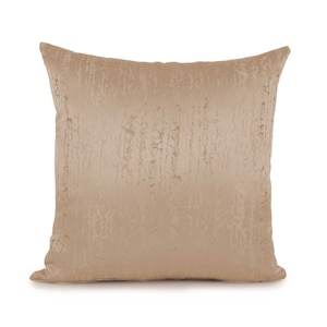 Beige Sand Pillow, Throw Pillow Cover, Decorative Pillow Cover, Cushion Cover, Accent Pillow, Satin Blend, Geometric pattern, modern pillow.