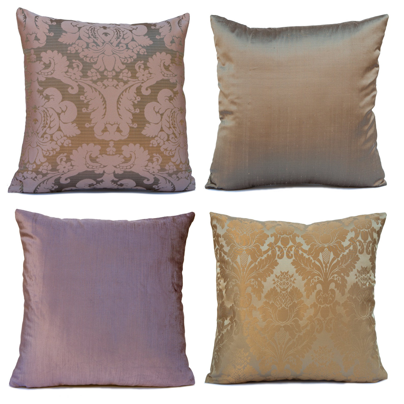 Pink and Gold Pillow Throw Pillow Cover Decorative Pillow Etsy