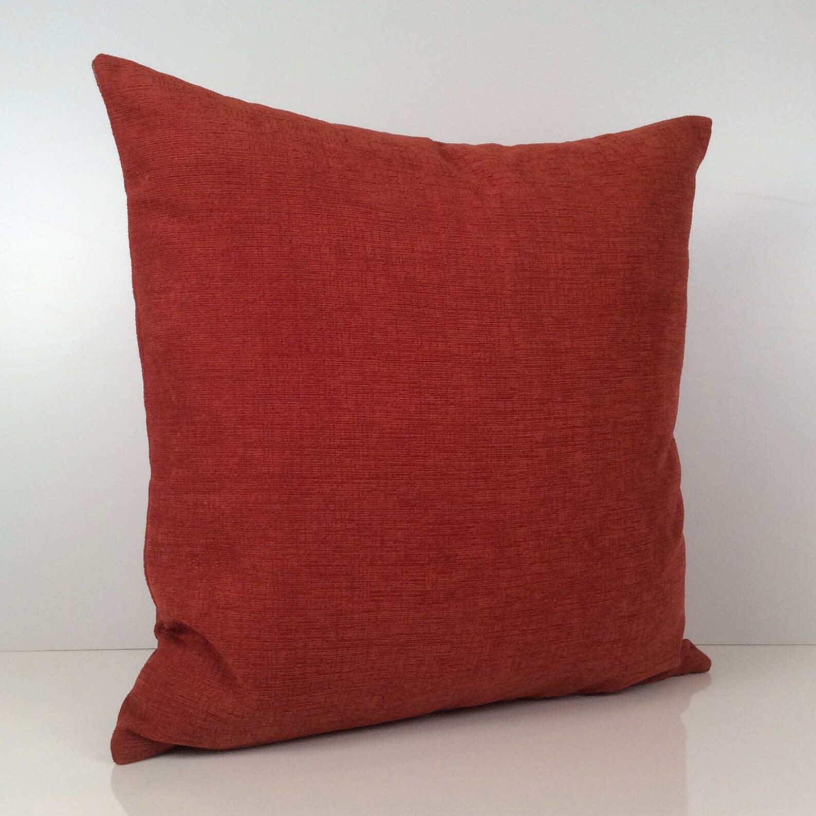 Deep Orange red Pillow Cover Throw Pillow Cover Decorative Etsy