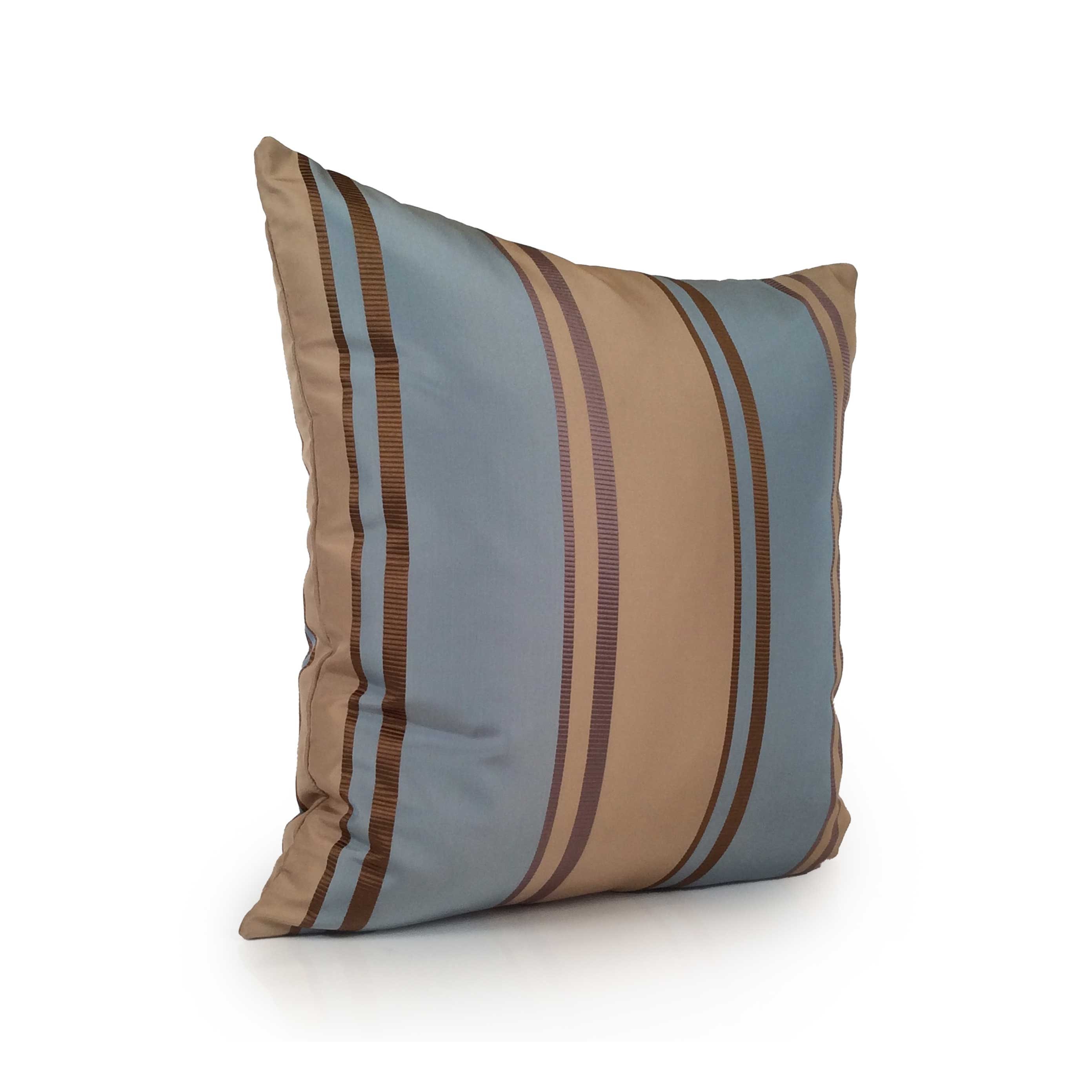 Light and Dark Tan Grey Blue Pillow Throw Pillow Cover Etsy