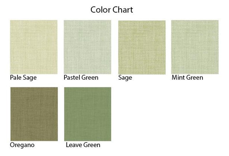 Pastel Green Linen Fabric by the Yard – Sage Light Green European Flax Linen, Medium Weight for Dresses, Curtains & Home Decor image 4