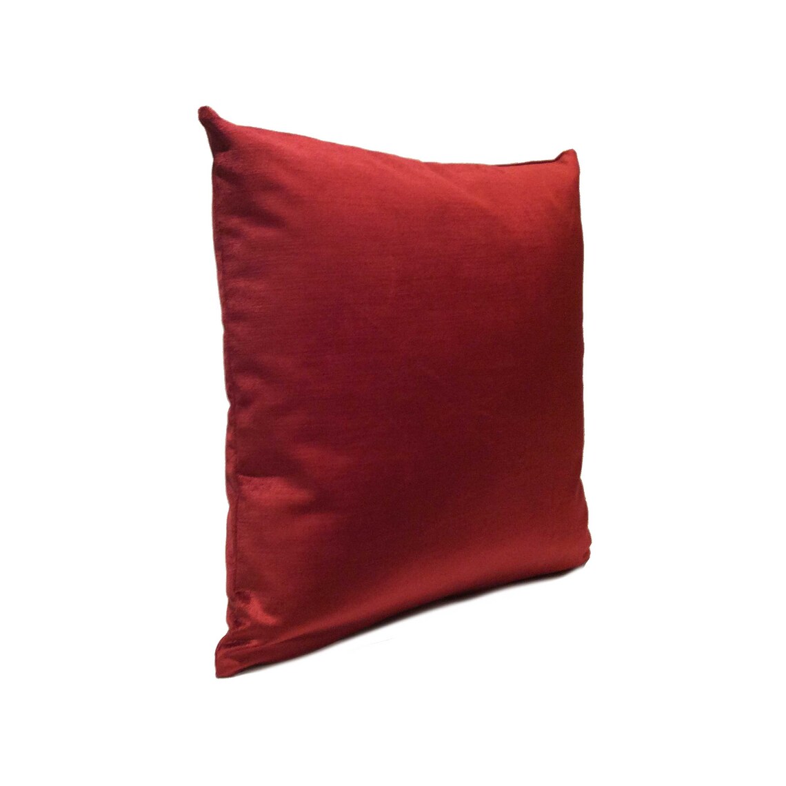Deep Red Pillow Throw Pillow Cover Decorative Pillow Cover Etsy