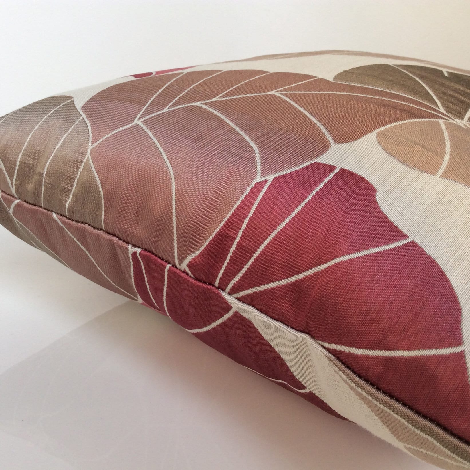 Light Burgundy/Tan/Ivory Gray Throw Pillow Cover decorative Etsy