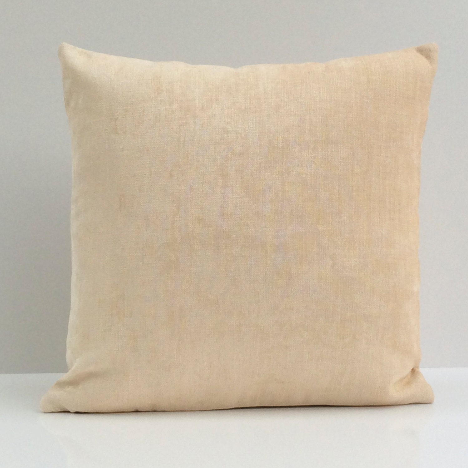 Cream Dark Ivory Pillow Throw Pillow Cover Decorative Etsy