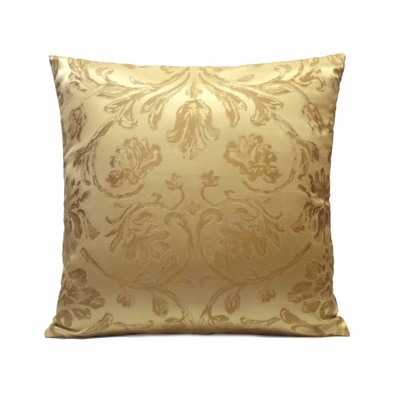 Yellow Gold Pillow Throw Pillow Cover Decorative Pillow Etsy