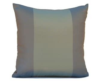 Cuscino verde pastello argento e chiaro, fodera per cuscino, fodera decorativa per cuscino, fodera per cuscino, federa, poliestere, motivo a righe