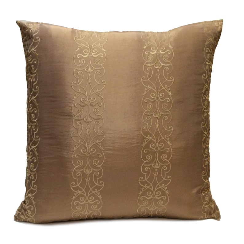 Light Brown Dark Tan Pillow Decorative Throw Pillow Cover Etsy