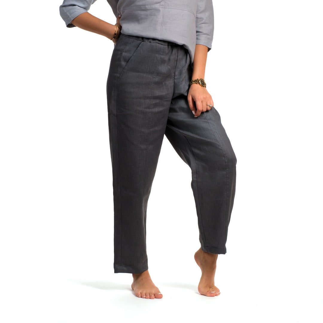 Baggy Linen Pants for Women in Various Colors Linen Pants - Etsy