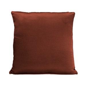 Cinnamon Copper Pillow Cover, Decorative Throw Pillow Cover, Cushion Cover, Pillowcase, Accent Pillow, Toss Pillow, Satin Blend, Couch Decor
