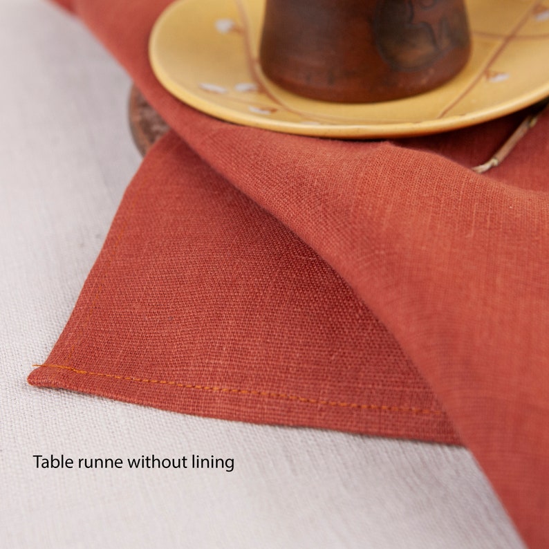 100 Linen Table Runner Handmade Washed Linen Table Runners Etsy