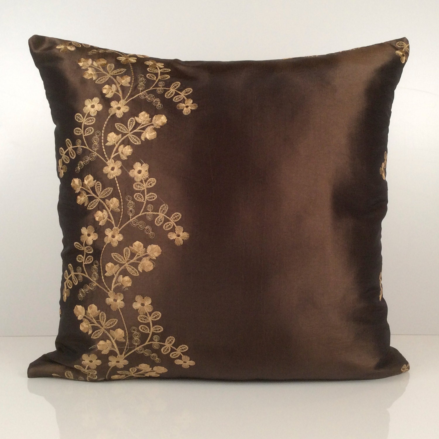 Chocolate Brown Pillow Throw Pillow Cover Decorative Pillow Etsy