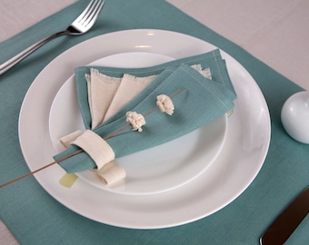 luxe placemats rectangle, placemats set of 6, placemats set of 4, placemats set of 8 table placemats modern placemats, blue placemats