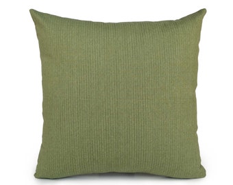 Cotton Olive Green Pillow Cover, Richloom Designer Fabric Pillow, Decorative Pillow Covers, Farmhouse Designer Pillow, Trendy Pillow Covers.