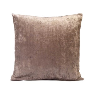 Light Smokey Tan Pillow, Throw Pillow Cover, Decorative Pillow Cover, Cushion Cover, Pillowcase, Accent Pillow, Animal Print, Velvet Pillow