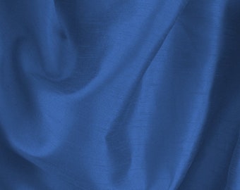 Tessuto Indigo Silk, tessuto misto seta multiuso di tendenza, semplice neutro semplice, motivo moderno in poliestere, corridore da tavolo finto coordinato