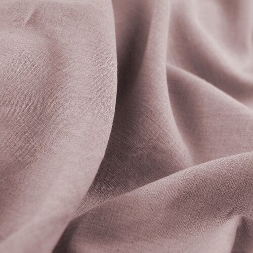 Natural Linen Dusty Pink Fabric by the Yard 100 Linen Etsy