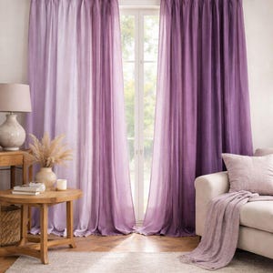 Lavender Linen Fabric by the Yard – Washed 100% Flax Linen for Clothing, Curtains & Home Decor | Medium Weight image 8